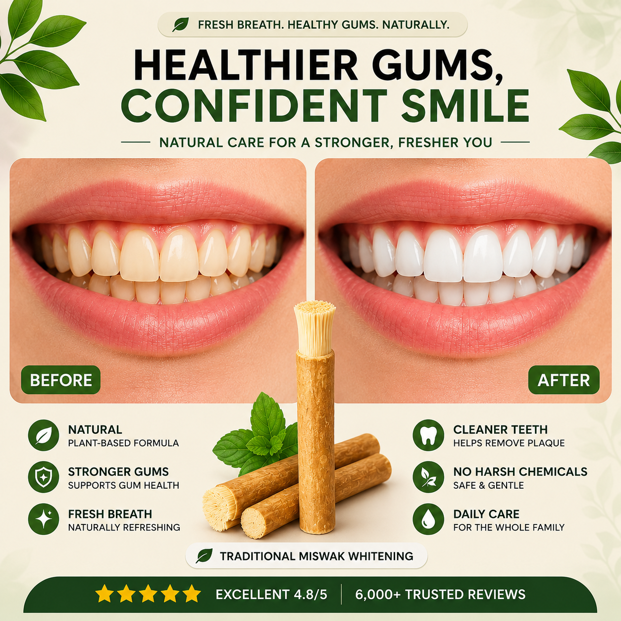 SmileVex™ Premium Miswak