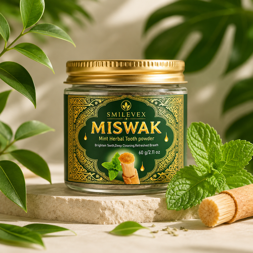 Smilevex™ Miswak Mint Herbal Tooth Powder